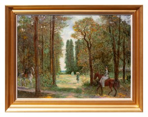 Tadeusz Barwecki - Szewczyk, Scena w parku