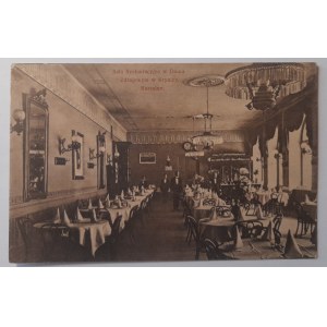 Krynica.Sala Restauracyjna w Domu Zdrojowym w Krynicy.