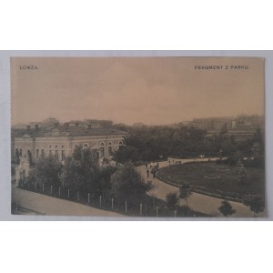 Łomża. Ein Ausschnitt aus dem Park.