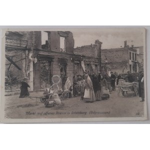 Ortelsburg. Szczytno. Straßenmarkt in Szczytno.