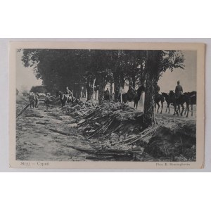 Stryi. Russian positions captured along the road to Stryi.