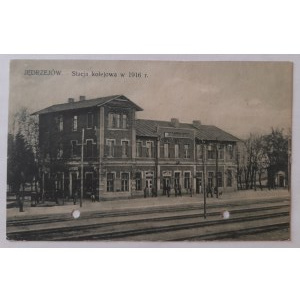 Jędrzejów. La gare en 1916.