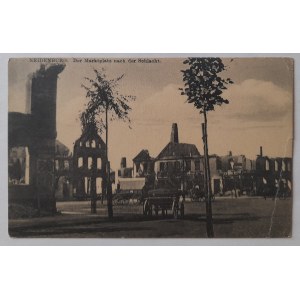Nidzica. Neidenburg. (Der Marktplatz wurde im Krieg zerstört)