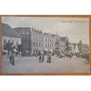 Gołdap. Ein Ausschnitt vom Marktplatz.
