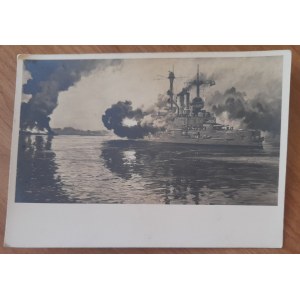 Danzica. Westerplatte (nave Schleswig-Holstein).