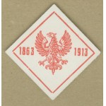 11 Fundraising Stamp — 1863–1913, [Celebrations in Kolomyia on January 25, 1913], red-and-white print,
