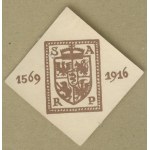 12 Fundraising Stamp — Lublin, 350th Anniversary of the Union of Lublin, brown-and-white print,