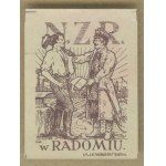 12 Fundraising stamp—Radom, N.Z.R., Lit. Trzebiński, Radom, brown-and-white print,