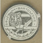 13 Fundraising Stamp - Bartosz Teams, black-and-white print,