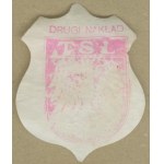 15 Fundraising Stamp - Second T.S.L. Edition, red and white,