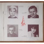 Programm des 21. Festivals der Soldatenlieder in Kołobrzeg 1987. Zahlreiche Autogramme