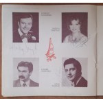 Programm des 21. Festivals der Soldatenlieder in Kołobrzeg 1987. Zahlreiche Autogramme