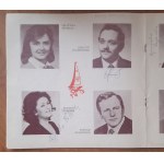 Programm des 21. Festivals der Soldatenlieder in Kołobrzeg 1987. Zahlreiche Autogramme