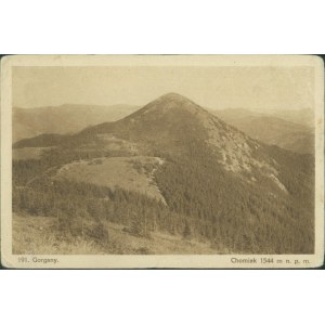 14 LA RÉGION DES HOUCOULES – Les Gorgany, Chomiak n° 191, photo de L. et M. Heller, édité par Aba Heller, librairie de Nadwórna, impression sépia, 1930,