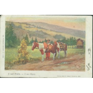 15 HUCULSZCZYZNA - Z nad Prutu, Nakł. J.S. Laskowski, Kolbuszowa 1902, druk kol.,