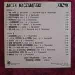 Jacek Kaczmarski, *Krzyk*, Polskie Nagrania SX, 1989