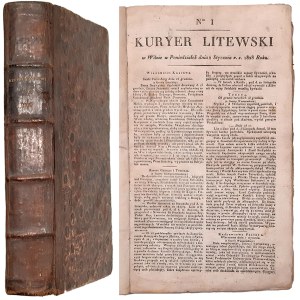 Kuryer Litewski, 78 items, with accessories, 1828