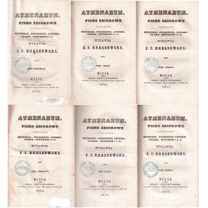 Atheneum Annual Set, 6 volumes, 1844