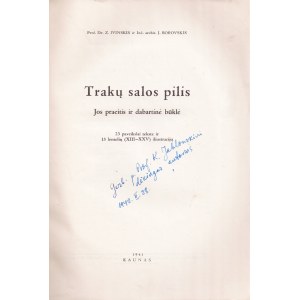 Historie hradu Trakai, 1941