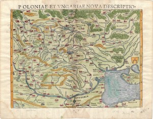 Sebastian Münster, Lietuva Miunsterio žemėlapyje, 1552