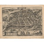 Georg Braun, Plan of Vilnius, 1583