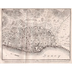 Plán města Silistria, 1829