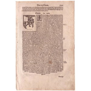 Znak panství Münster, 1614