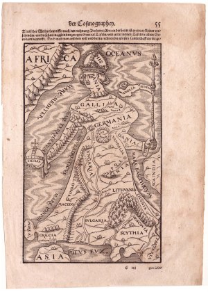 Sebastian Munster, Miunsterio Europa karalienė, 1628