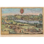 Georg Braun, View of Grodno, 1575