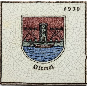Dekorative Fliese Memel-Wappen