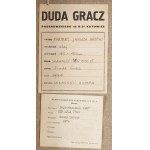 Jerzy Duda-Gracz (1941 Częstochowa - 2004 Łagów), Portret Janosza Pataki, 1974