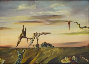 Henryk Kozakiewicz (1936 - 1985 ), Pejzaż surrealistyczny