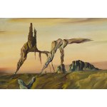 Henryk Kozakiewicz (1936 - 1985 ), Surrealistic Landscape
