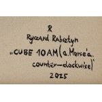 Ryszard Rabsztyn (b. 1984, Olkusz), Cube 10 am (a. Morse, counter clockwise), 2025