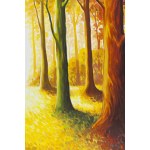 Monika Siwiec (b. 1995, Lubliniec), Light dancing in a dense forest, 2026