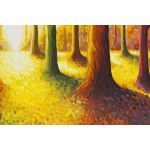 Monika Siwiec (b. 1995, Lubliniec), Light dancing in a dense forest, 2026