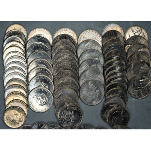 PRL - 72 sztuk monet (1967-1980) - mennicze - miedzionikiel
