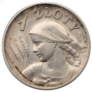 II RP - 1 złoty 1925 - Kobieta i kłosy