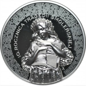 III RP - 10 złotych 2020 - 10. rocznica tragedii smoleńskiej - NGC PR70