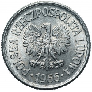 PRL - 1 złoty 1966 - mennicza