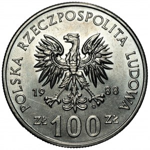 100 złotych 1988 - Jadwiga - bez znaku projektanta