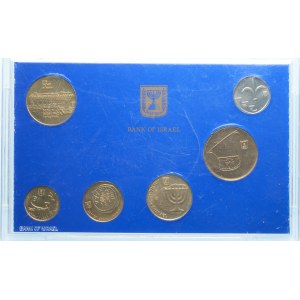 IZRAEL - zestaw monet obiegowych 1988