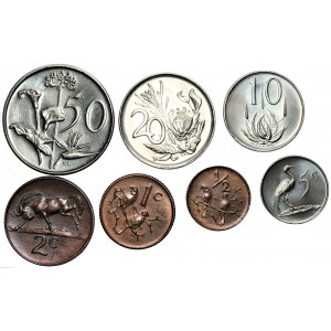 RPA - Zestaw 7 sztuk monet 1976 - mennicze