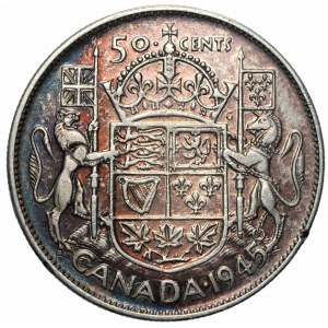 KANADA - 50 centów 1945