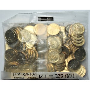III RP - Woreczek menniczy 1 grosz 2013 - Royal Mint