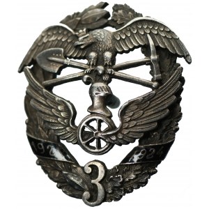 3 Pułk Wojsk Kolejowych - Srebro Ag 875 - BARDZO RZADKA wraz z książeczką wojskową