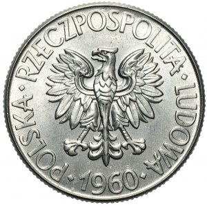 PRÓBA NIKIEL - 10 złotych 1960 Kościuszko - popiersie
