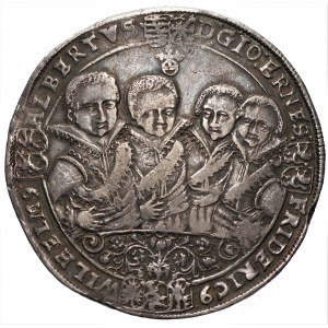 NIEMCY - Saksonia, Johann Ernst i jego siedmiu braci - Talar 1613