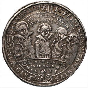 NIEMCY - Saksonia, Johann Ernst i jego siedmiu braci - Talar 1613