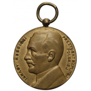 Ignacy Mościcki - medal nagrodowy z grawerem
